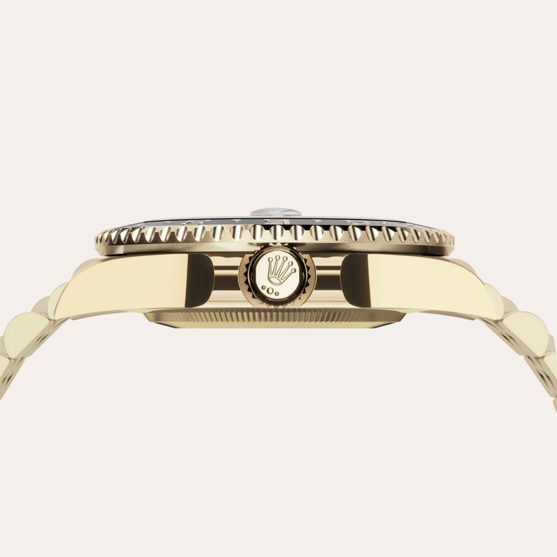 Rolex GMT-Master II Oyster, 40 mm, yellow gold M126718GRNR-0002 thumbnail 5