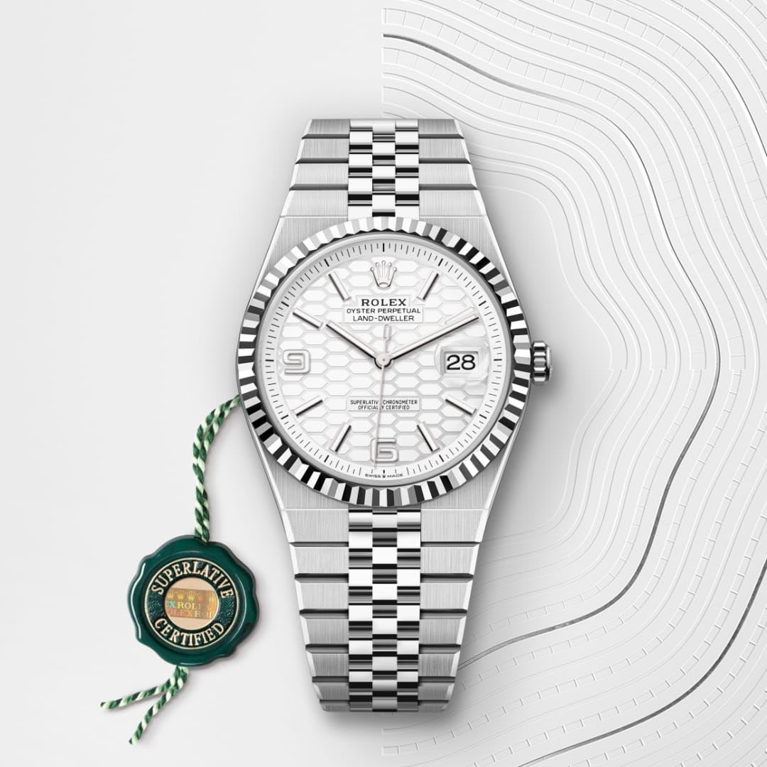 Rolex Land-Dweller Oyster, 40 mm, Oystersteel and Blue Dial Watch M127334-0001 thumbnail 10