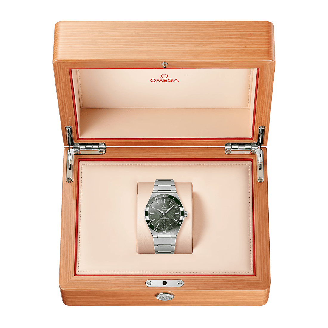 Omega Constellation Co Axial Master Chronometer Green Dial Watch 13130412199002 thumbnail 7