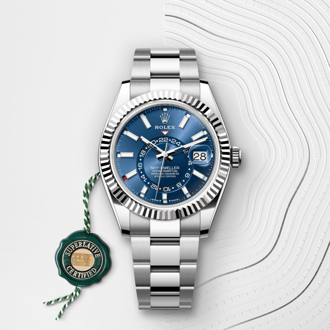 Rolex Sky-Dweller Oyster, 42 mm, Oystersteel and white gold M336934-0006 thumbnail 8
