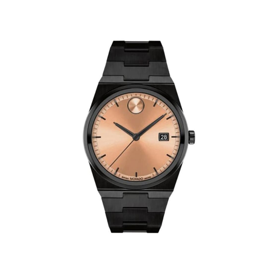 Movado Bold Quest Rose Gold Dial Unisex Watch 3601244