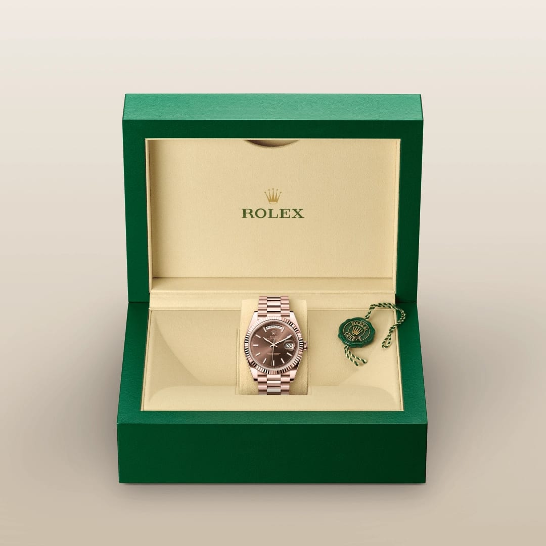 Rolex Day-Date 40 Oyster Everose Gold Mens Watch 228235 thumbnail 7