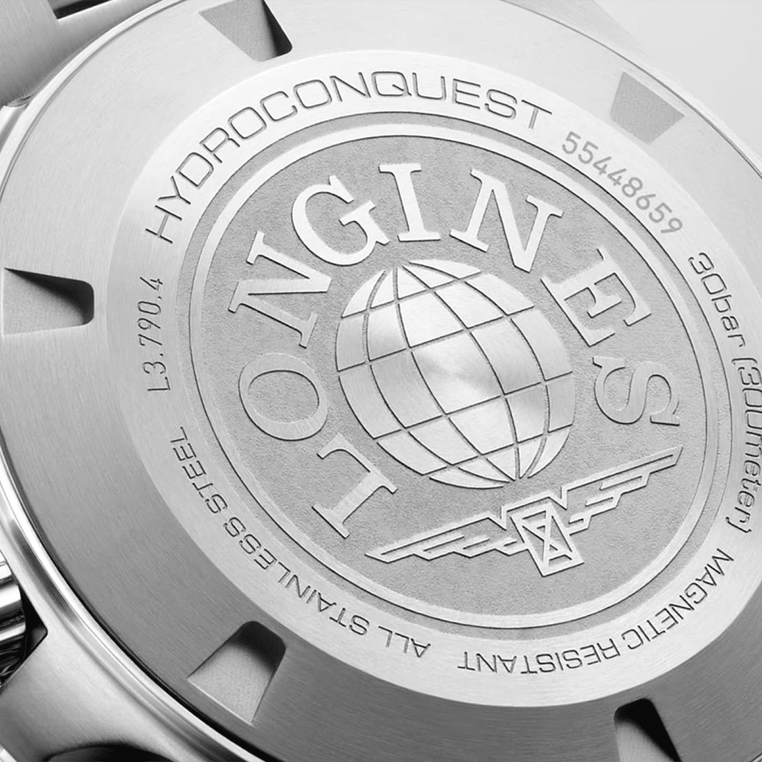 Longines HydroConquest GMT Automatic Green Dial Watch L3.790.4.06.6 thumbnail 3
