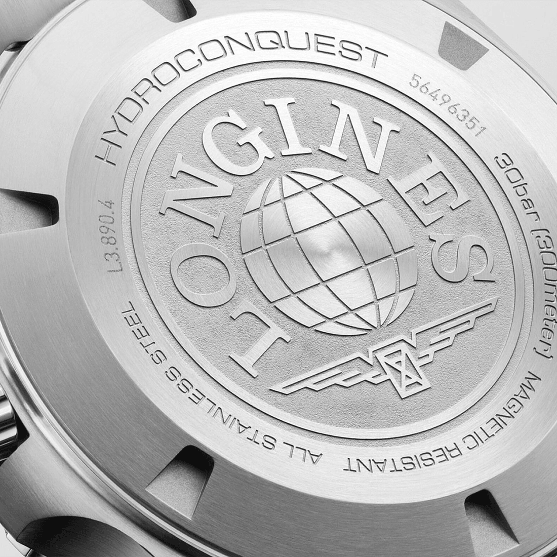 Longines HydroConquest GMT Automatic Black Dial Watch L3.890.4.56.6 thumbnail 5