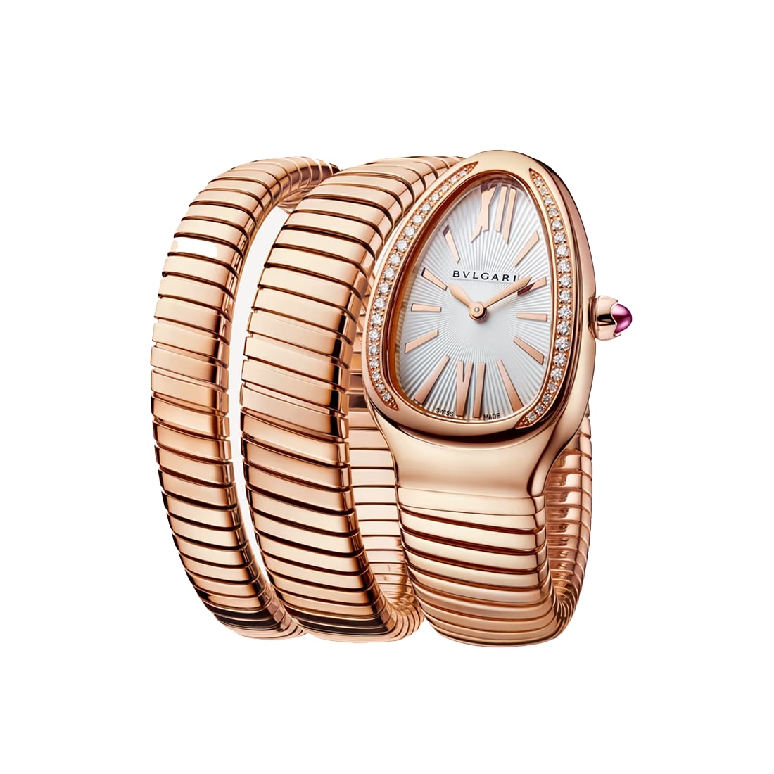 Bvlgari Luxury Serpenti Tubogas Quartz Watche for Women 103905 thumbnail 6