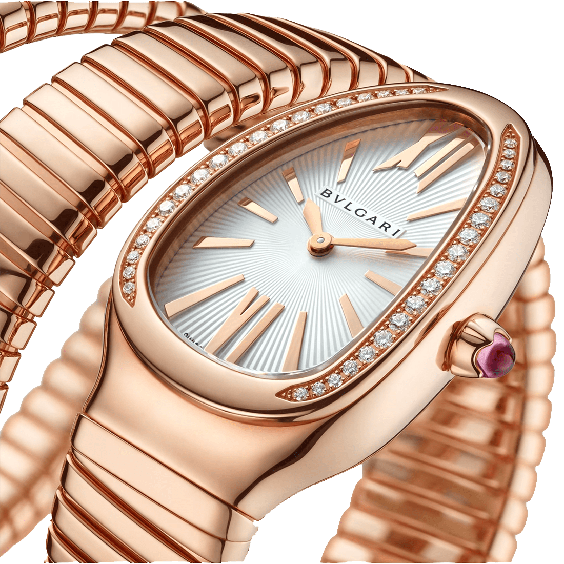 Bvlgari Luxury Serpenti Tubogas Quartz Watche for Women 103905 thumbnail 2