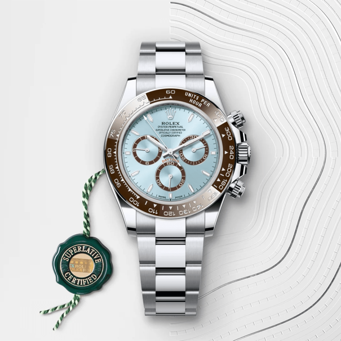 Rolex Cosmograph Daytona Oyster Ice blue Dial Watch 126506 thumbnail 7