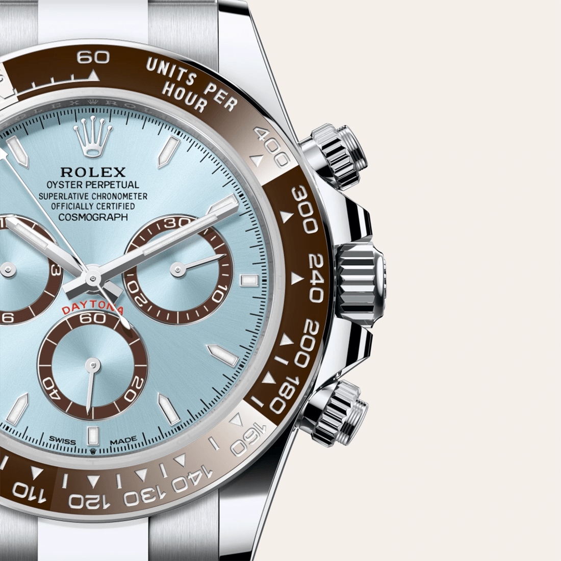 Rolex Cosmograph Daytona Oyster Ice blue Dial Watch 126506 thumbnail 4