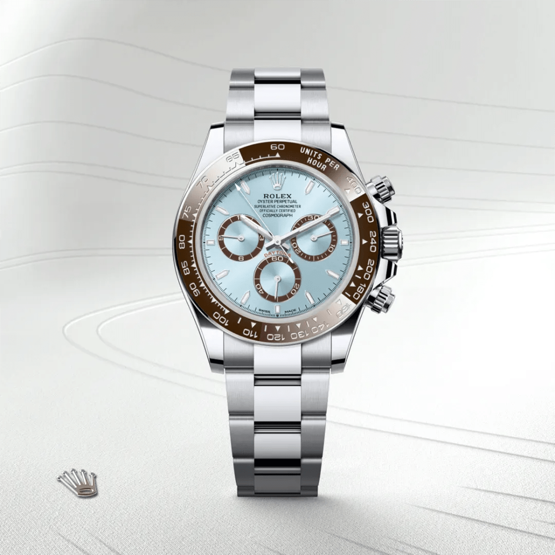 Rolex Cosmograph Daytona Oyster Ice blue Dial Watch 126506 thumbnail 9