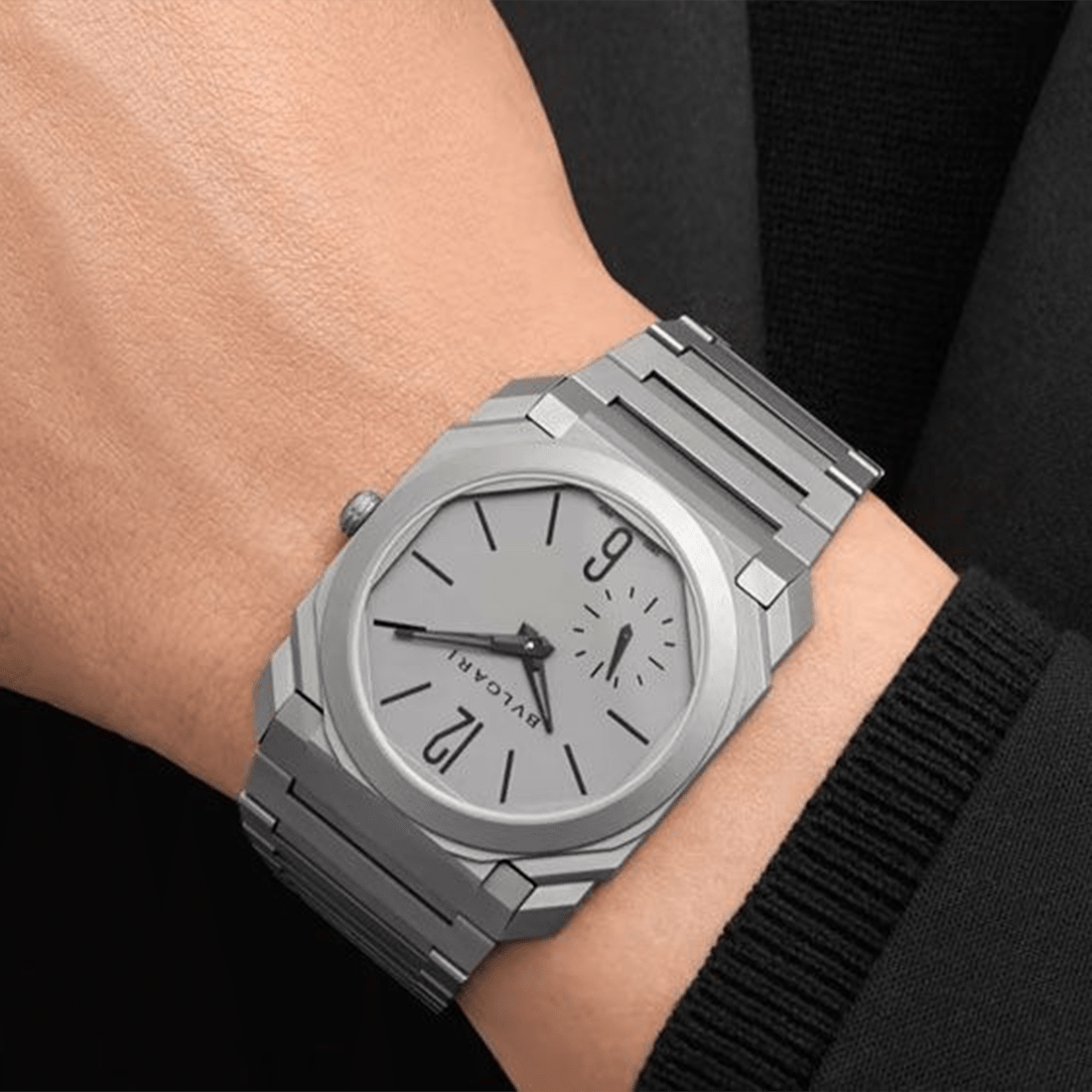 Bvlgari Octo Premium Quality Grey Watch 102713 thumbnail 5