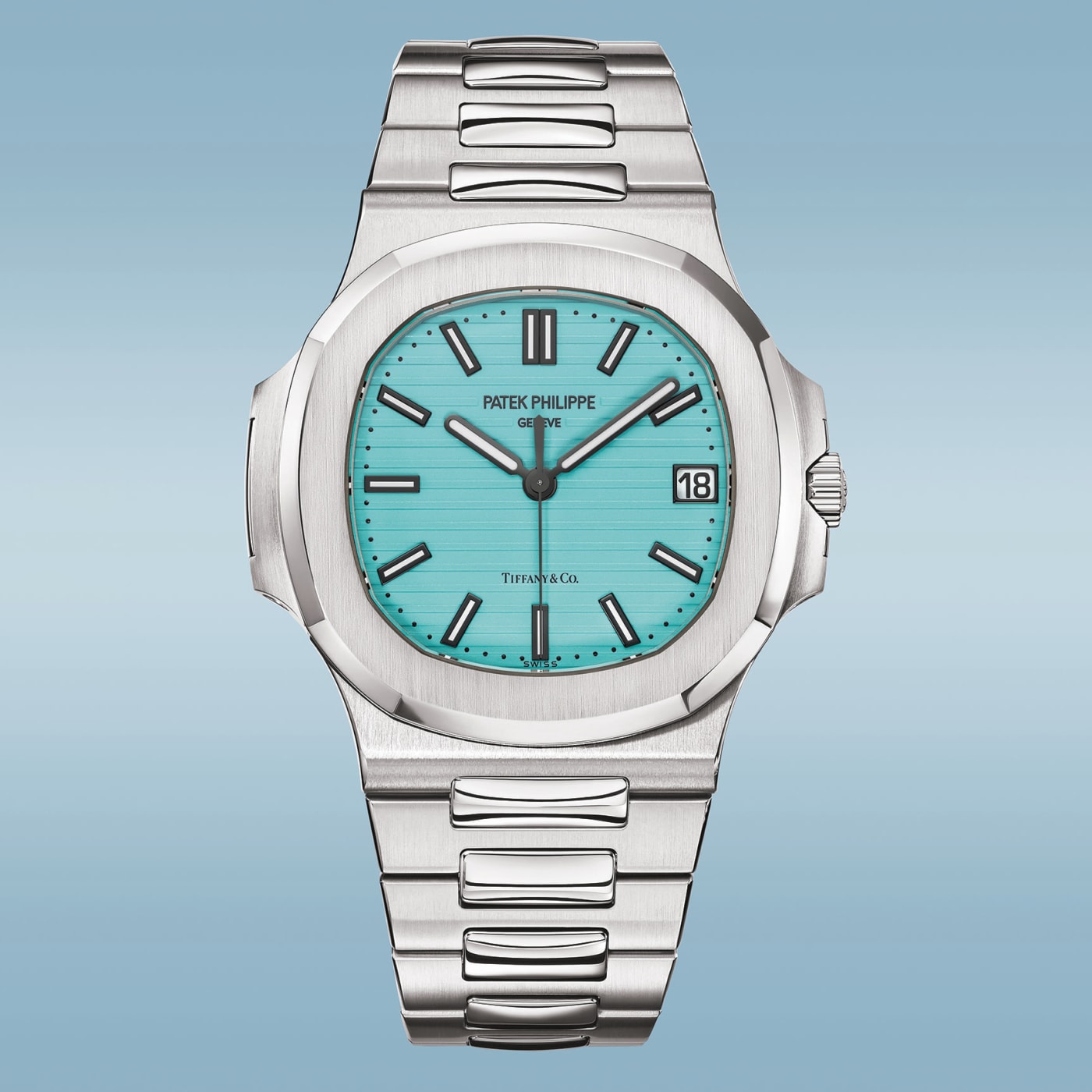 Patek Philippe Nautilus Tiffany & Co. Blue Dial Watch 5711/1A-018 thumbnail 3