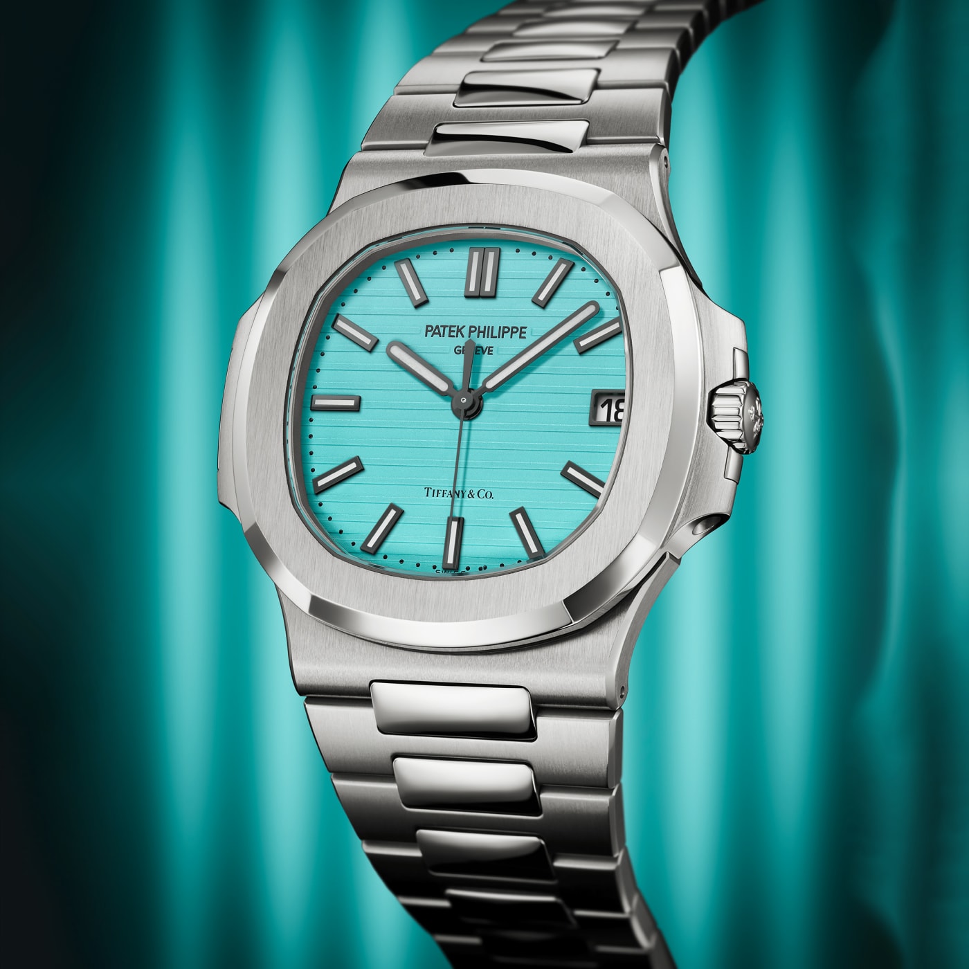 Patek Philippe Nautilus Tiffany & Co. Blue Dial Watch 5711/1A-018 thumbnail 8