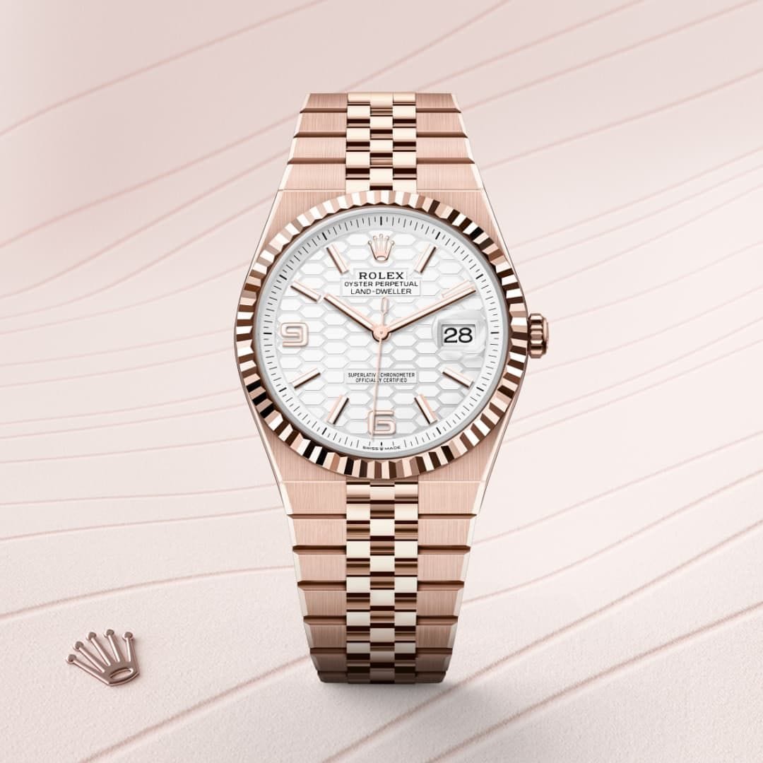 Rolex Land-Dweller Oyster, 40 mm, Everose gold M127335-0001 thumbnail 2