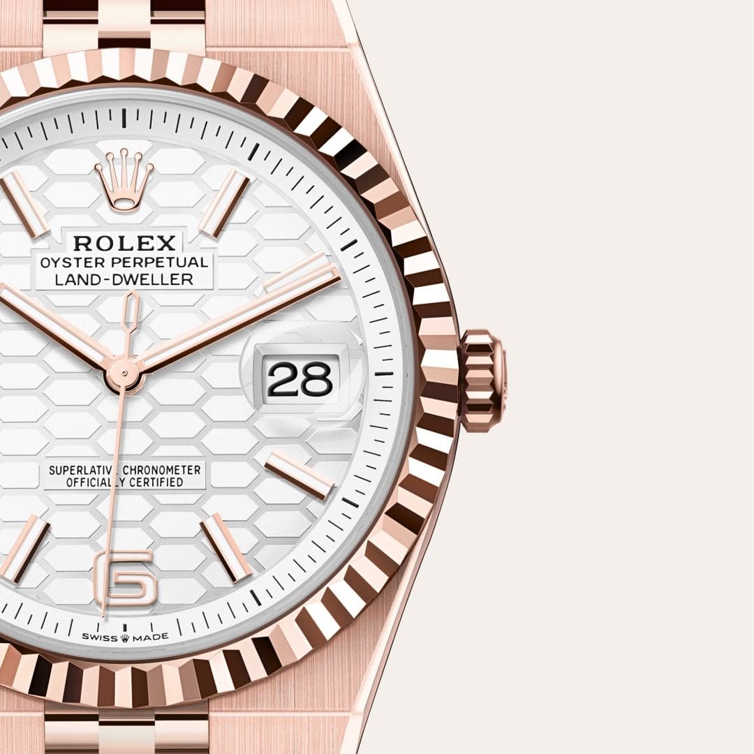 Rolex Land-Dweller Oyster, 40 mm, Everose gold M127335-0001 thumbnail 3