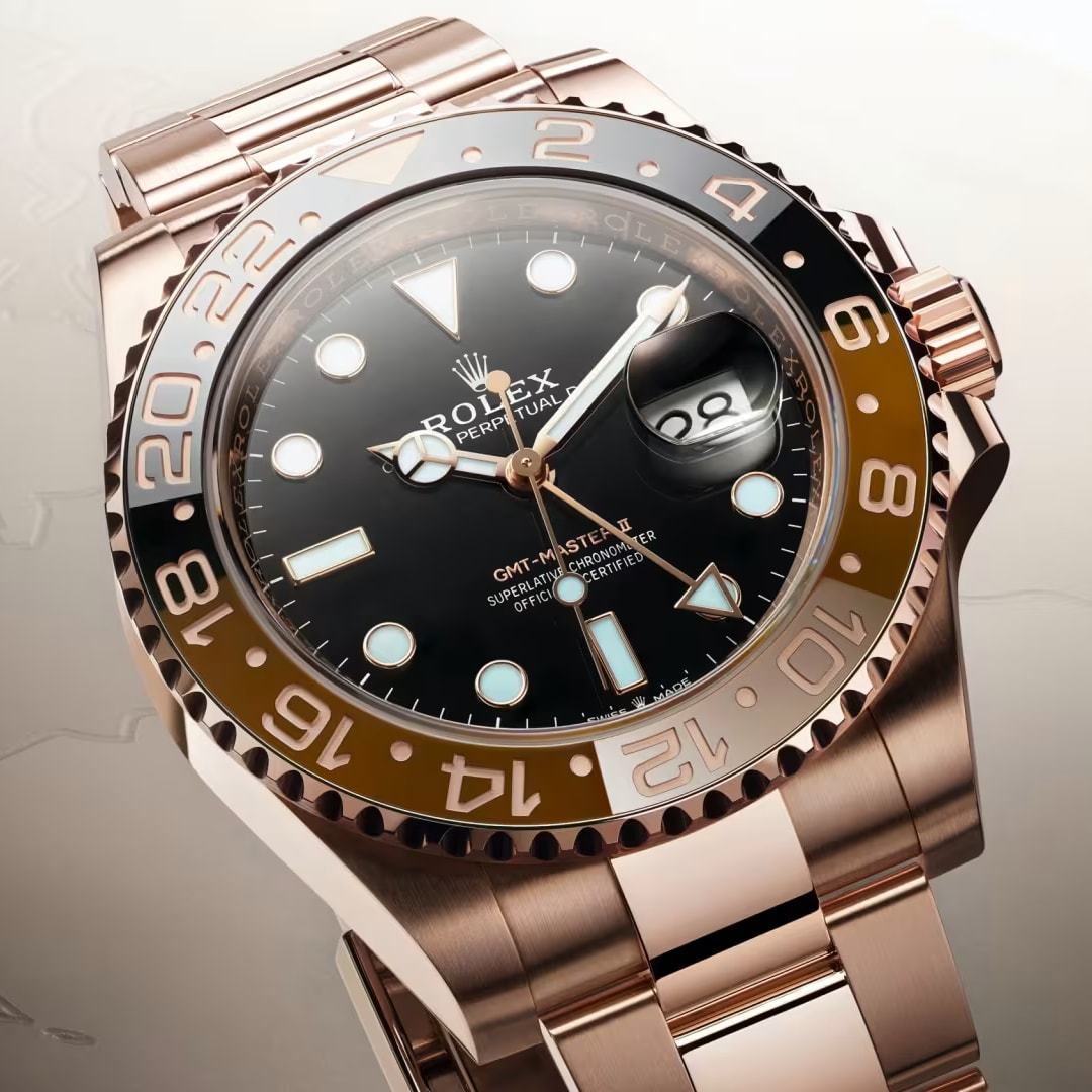 Rolex GMT-Master II Oyster, 40 mm, Everose gold M126715CHNR-0002 thumbnail 3
