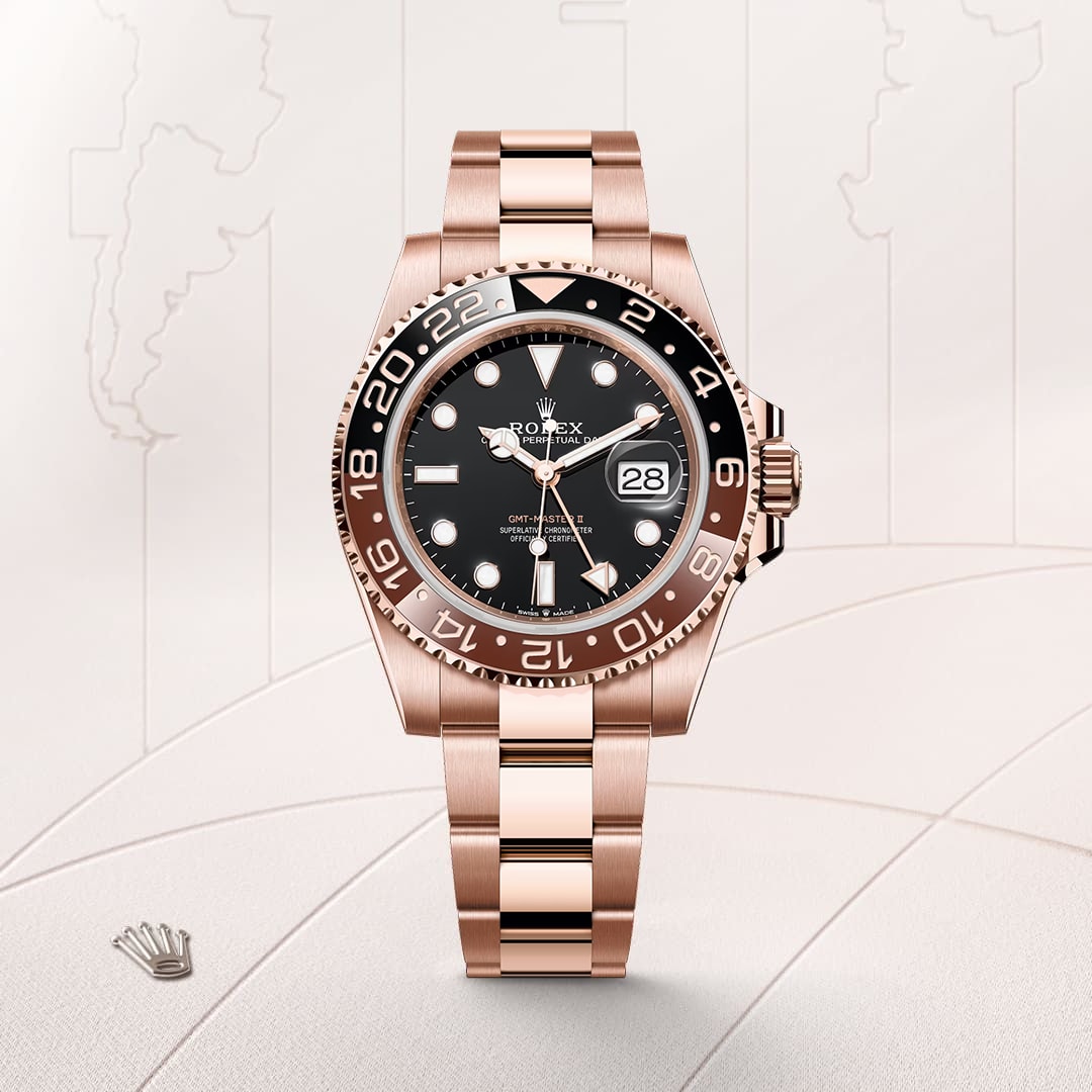 Rolex GMT-Master II Oyster, 40 mm, Everose gold M126715CHNR-0002 thumbnail 2