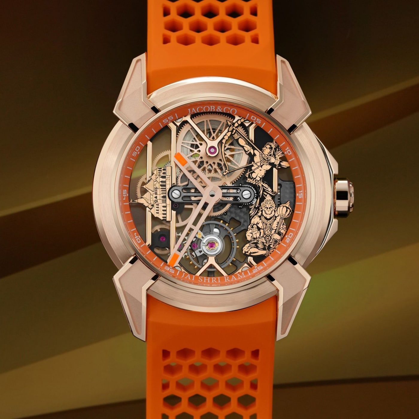 Jacob & Co. Epic X Ram Janmabhoomi Rose Gold Special Edition EX113.43.AA.AB.BBRUA thumbnail 4