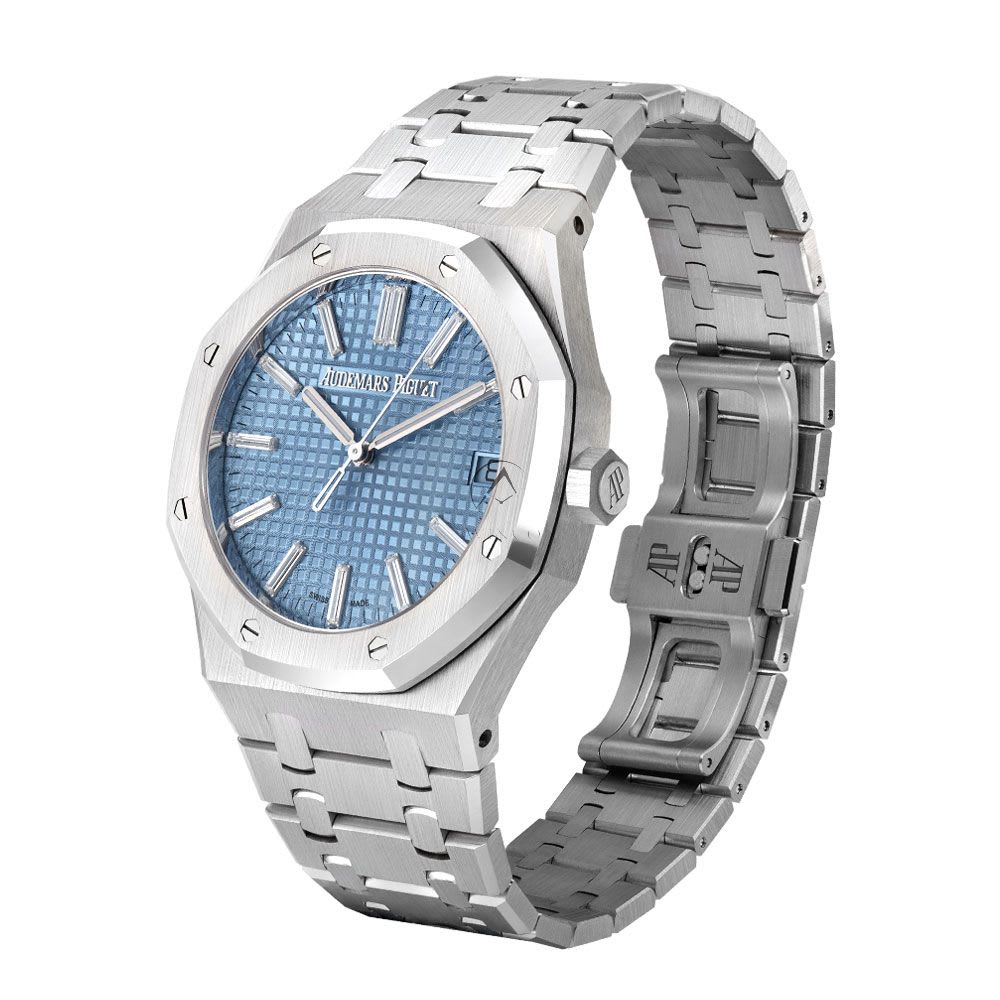 Audemars Piguet Royal Oak, Blue Dial, 41 mm 15510BC.OO.1320BC.01 thumbnail 4