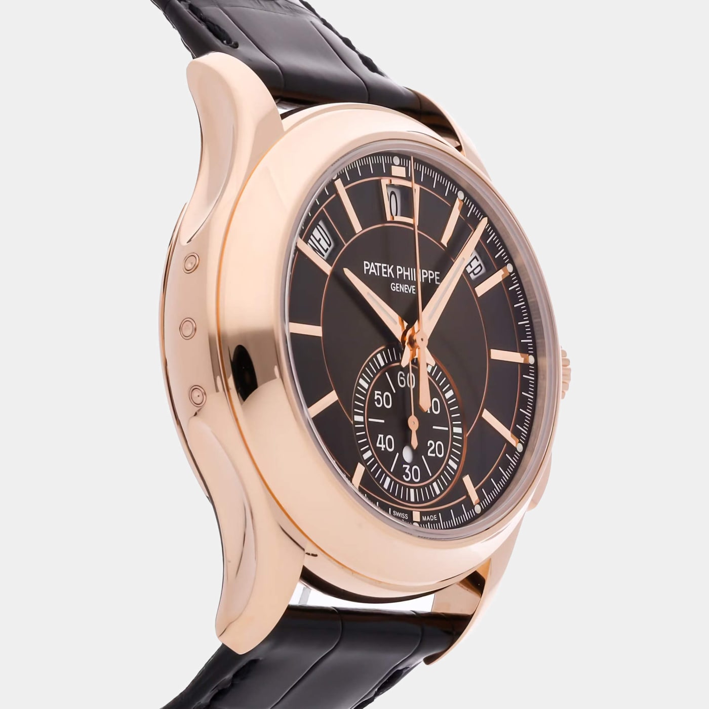 Patek Philippe Complications Automatic Brown 18k Rose Gold Men’s Wristwatch 42 mm 5905R-001 thumbnail 5