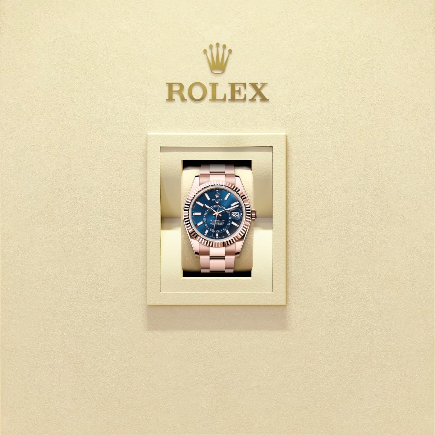 Rolex Sky-Dweller Oyster, 42 mm, Everose gold 336935 thumbnail 7