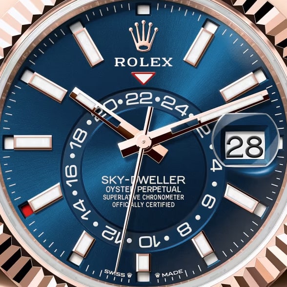Rolex Sky-Dweller Oyster, 42 mm, Everose gold 336935 thumbnail 2