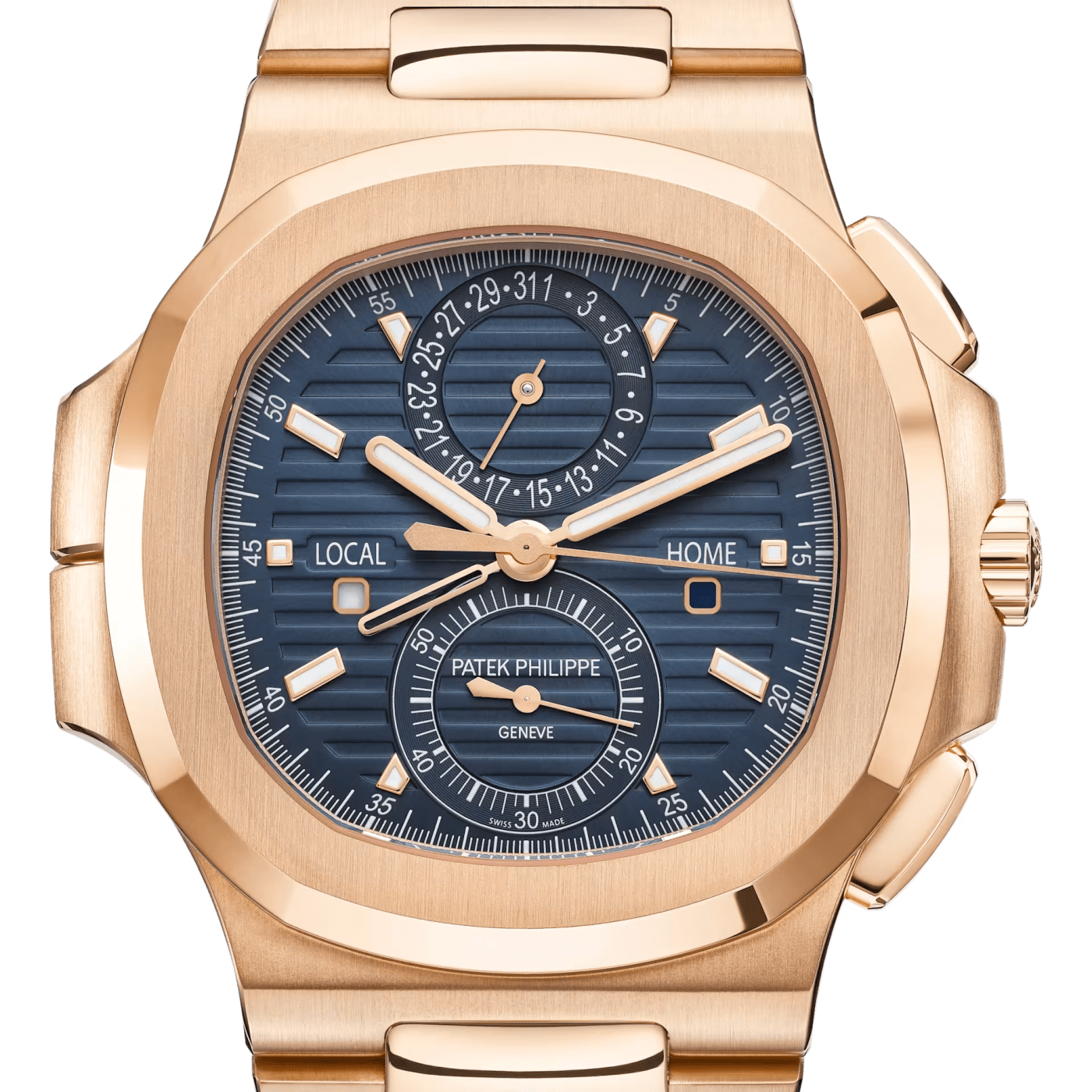 Patek Philippe Nautilus Travel Time Automatic Blue Dial Watch 5990/1R-001 thumbnail 5