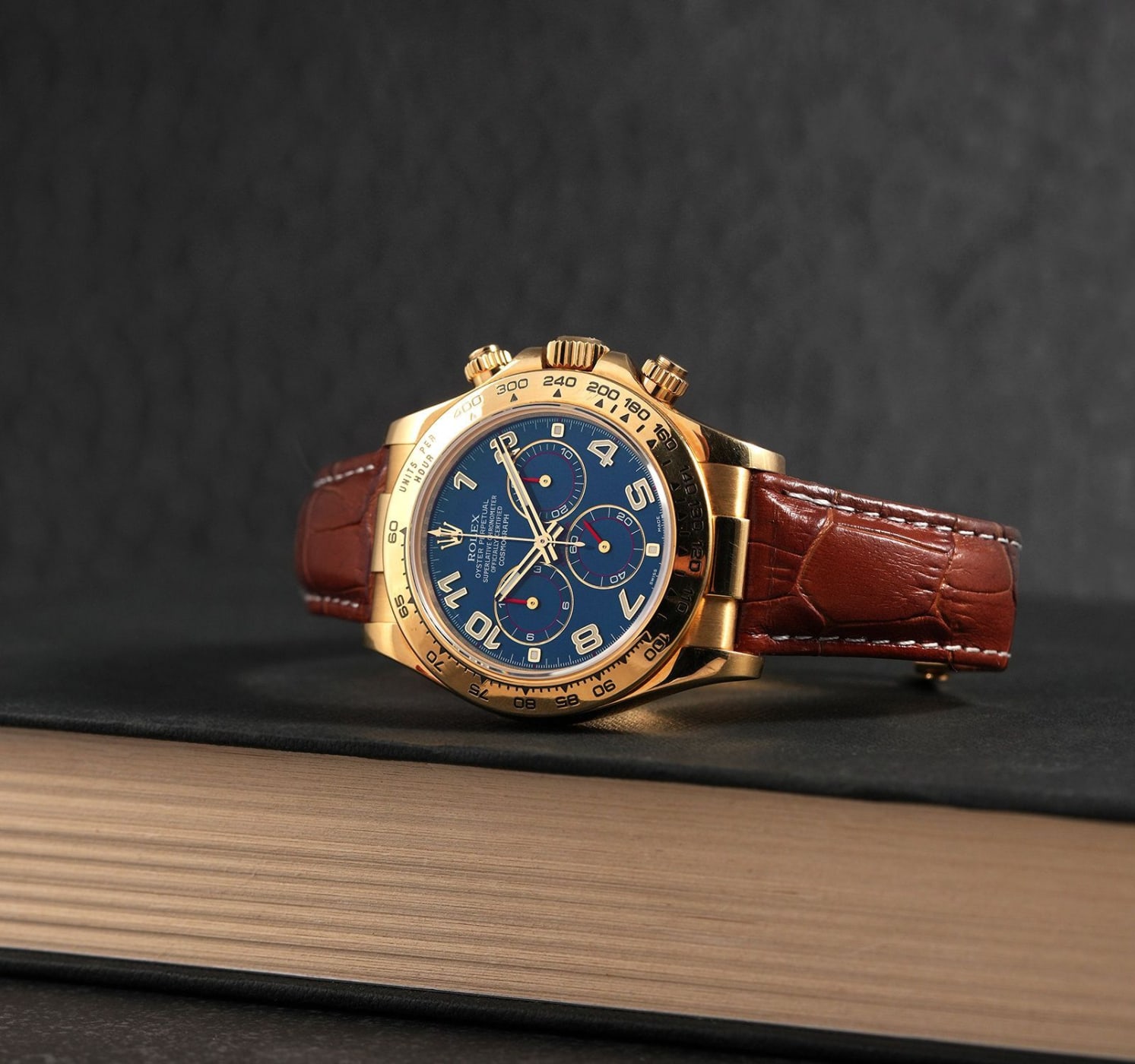 Rolex Cosmograph Daytona Blue Dial Sports Watch 116518 thumbnail 5
