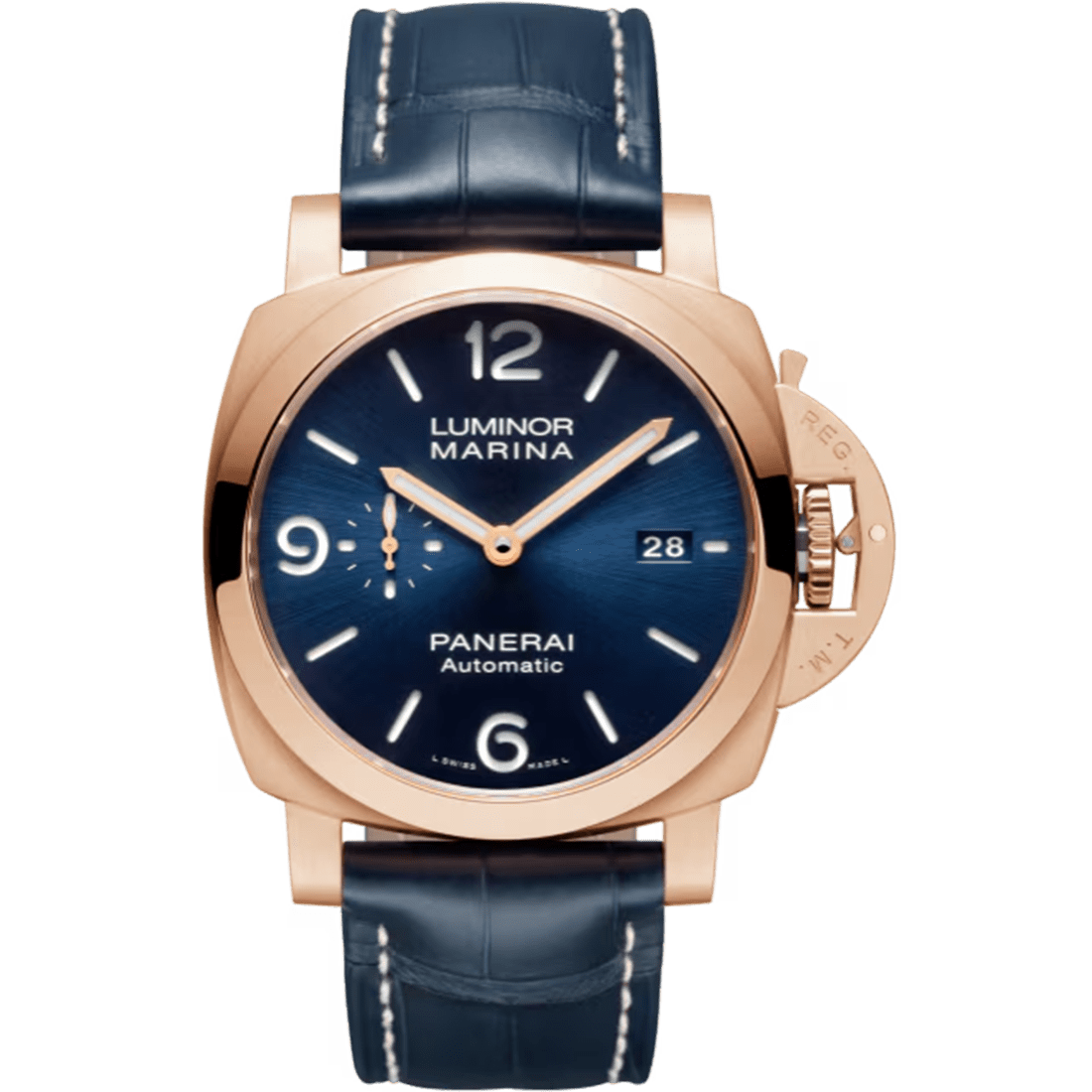 Panerai Luminor Marina Goldtech Sole Blu PAM01112 thumbnail 7