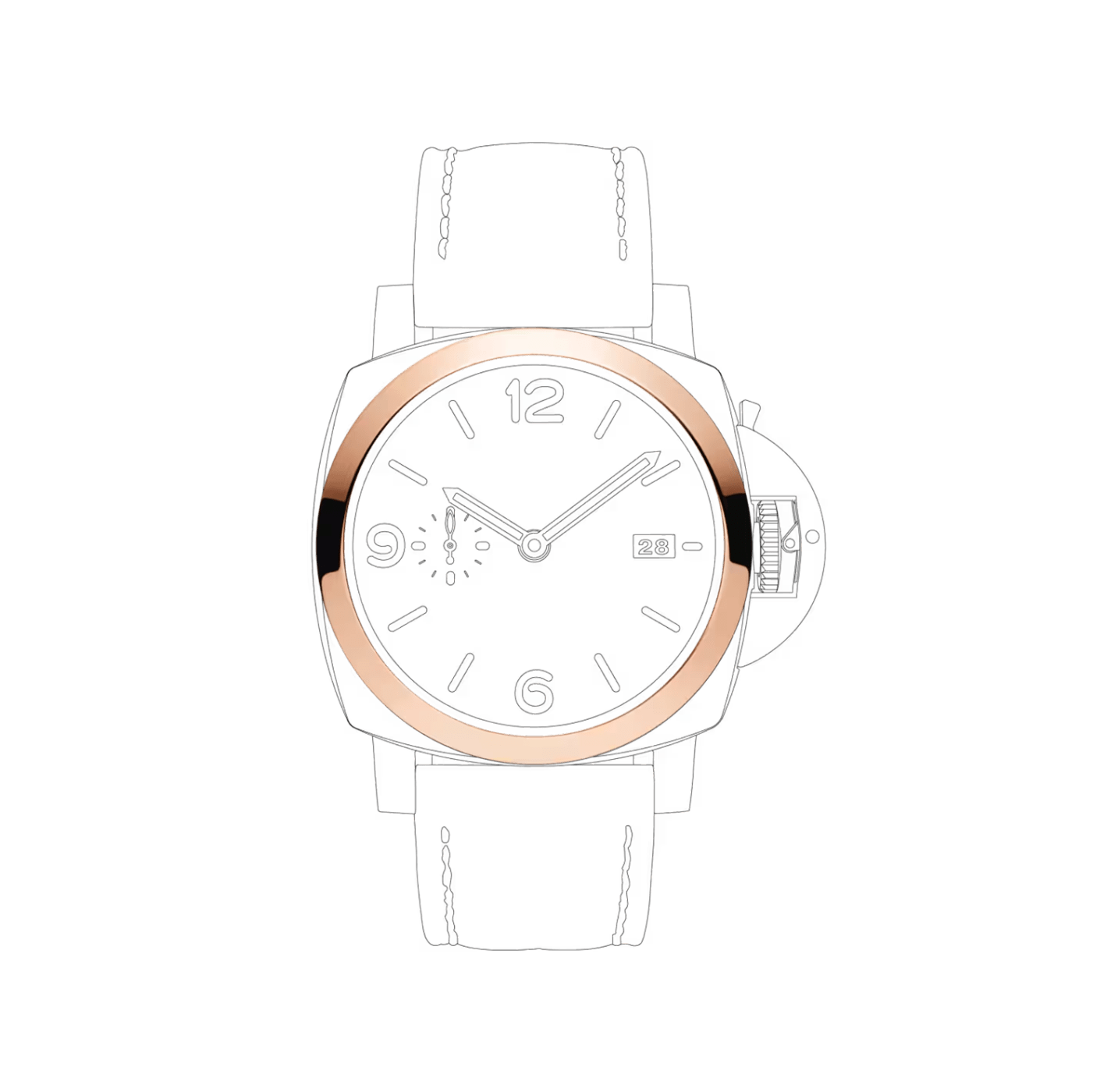 Panerai Luminor Marina Goldtech Sole Blu PAM01112 thumbnail 8