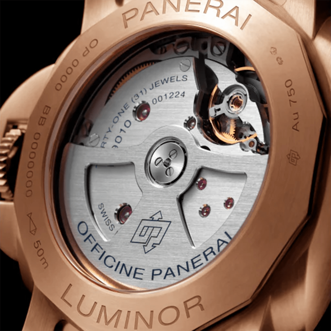 Panerai Luminor Marina Goldtech Sole Blu PAM01112 thumbnail 3