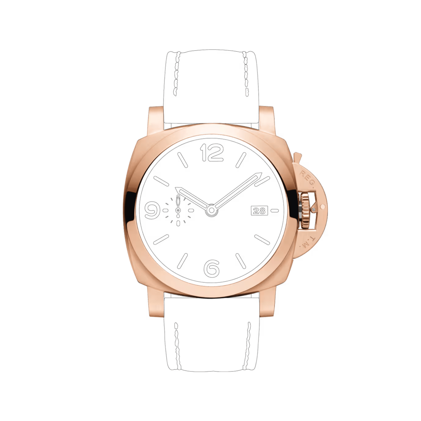 Panerai Luminor Marina Goldtech Sole Blu PAM01112 thumbnail 10