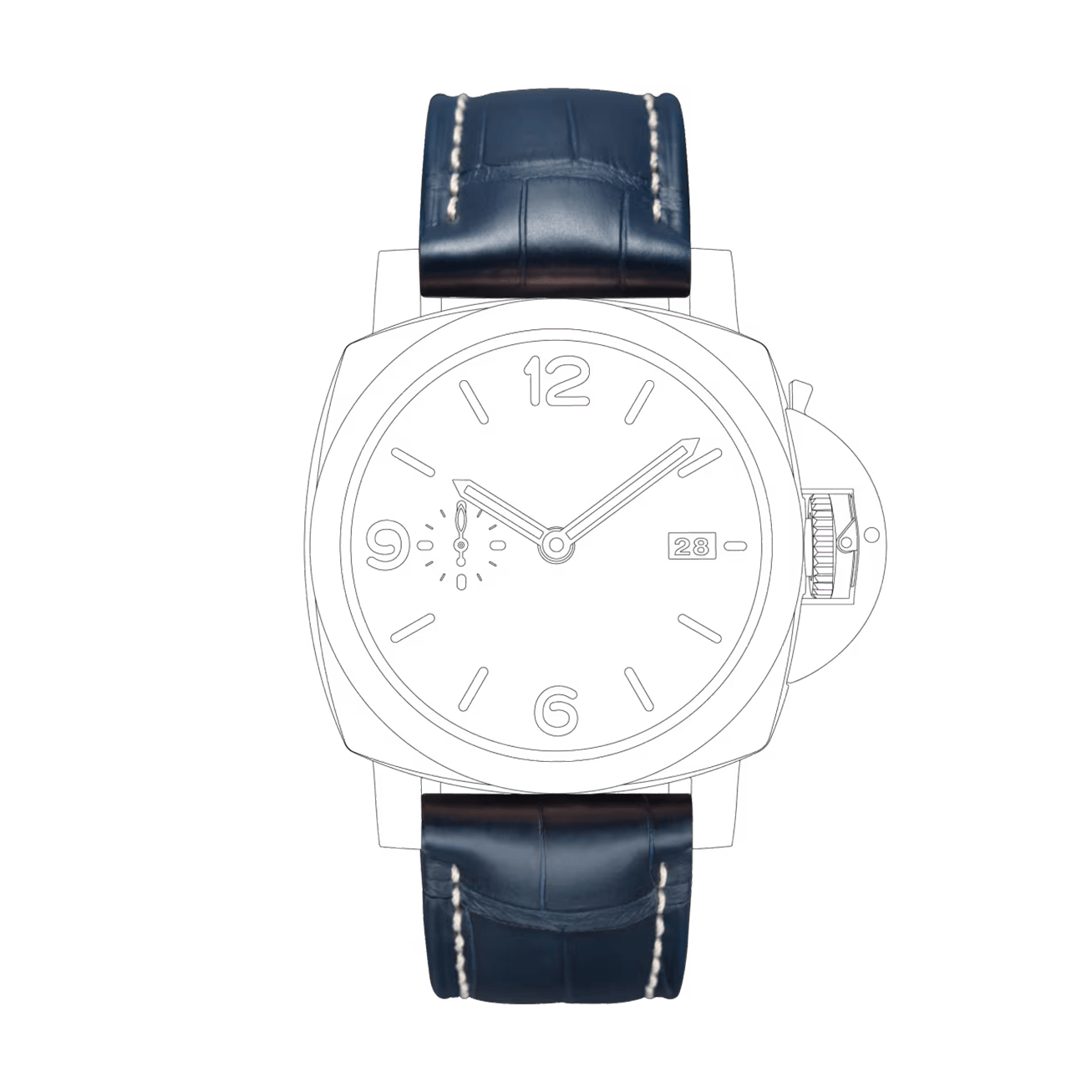 Panerai Luminor Marina Goldtech Sole Blu PAM01112 thumbnail 11