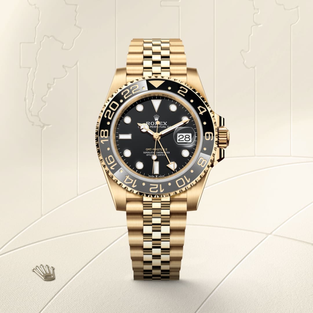 Rolex GMT-Master II Watch in 18 ct Yellow Gold,126718GRNR thumbnail 7