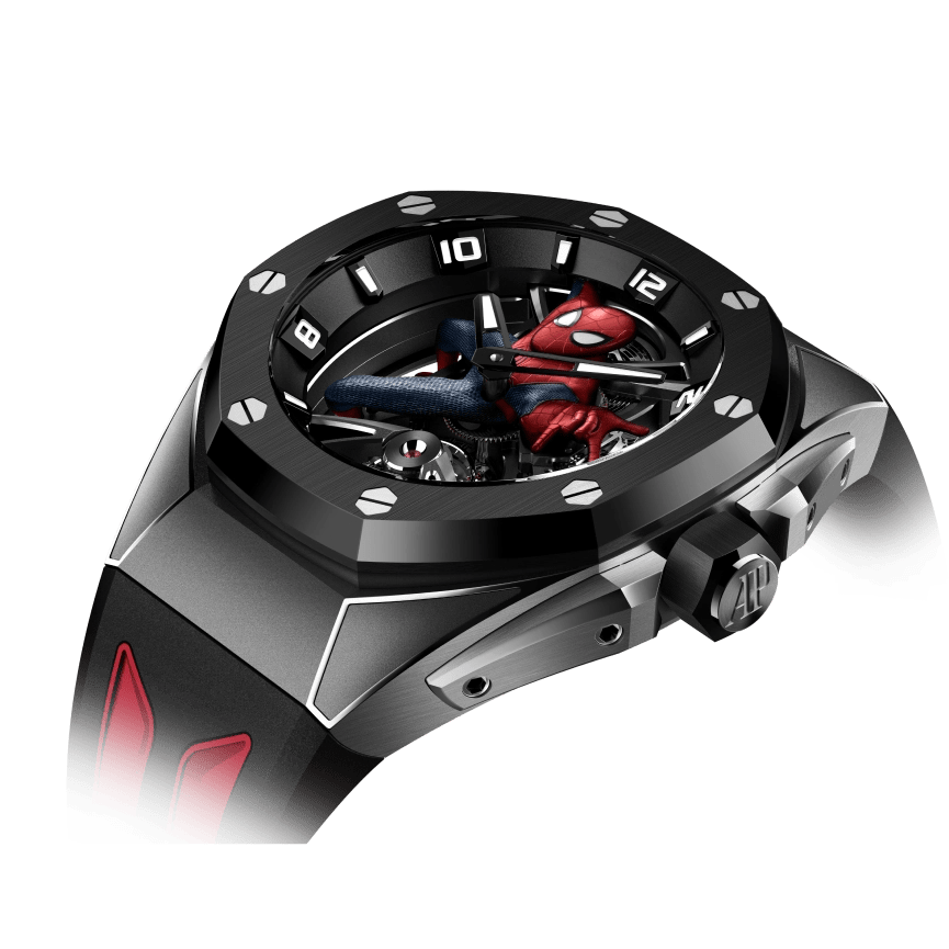 Audemars Piguet unveils new Royal Oak Concept Tourbillon “Spider-Man” 42mm, Hand-wound AP Calibre 2974 thumbnail 2