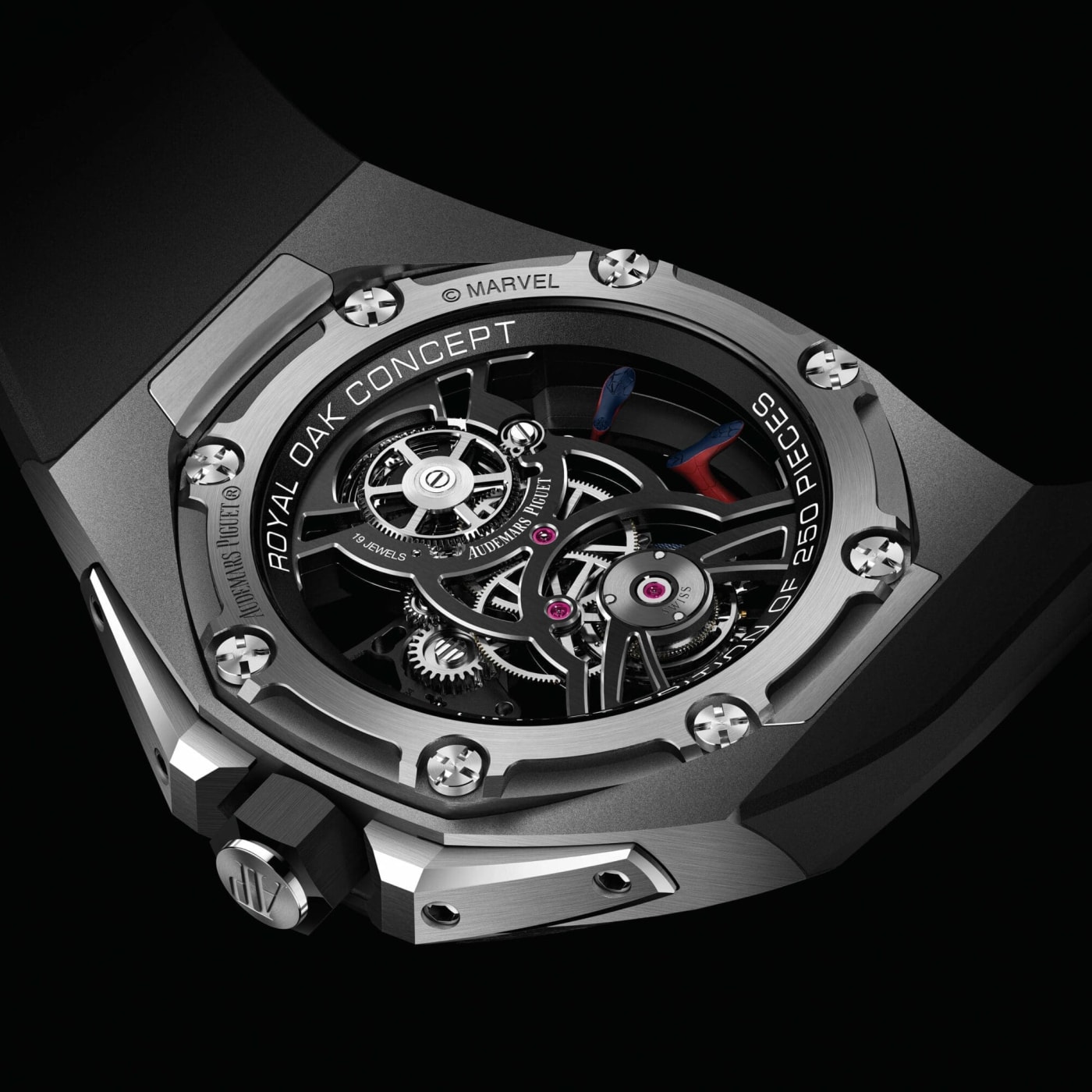 Audemars Piguet unveils new Royal Oak Concept Tourbillon “Spider-Man” 42mm, Hand-wound AP Calibre 2974 thumbnail 6