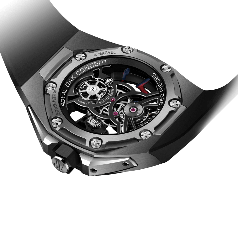 Audemars Piguet unveils new Royal Oak Concept Tourbillon “Spider-Man” 42mm, Hand-wound AP Calibre 2974 thumbnail 2