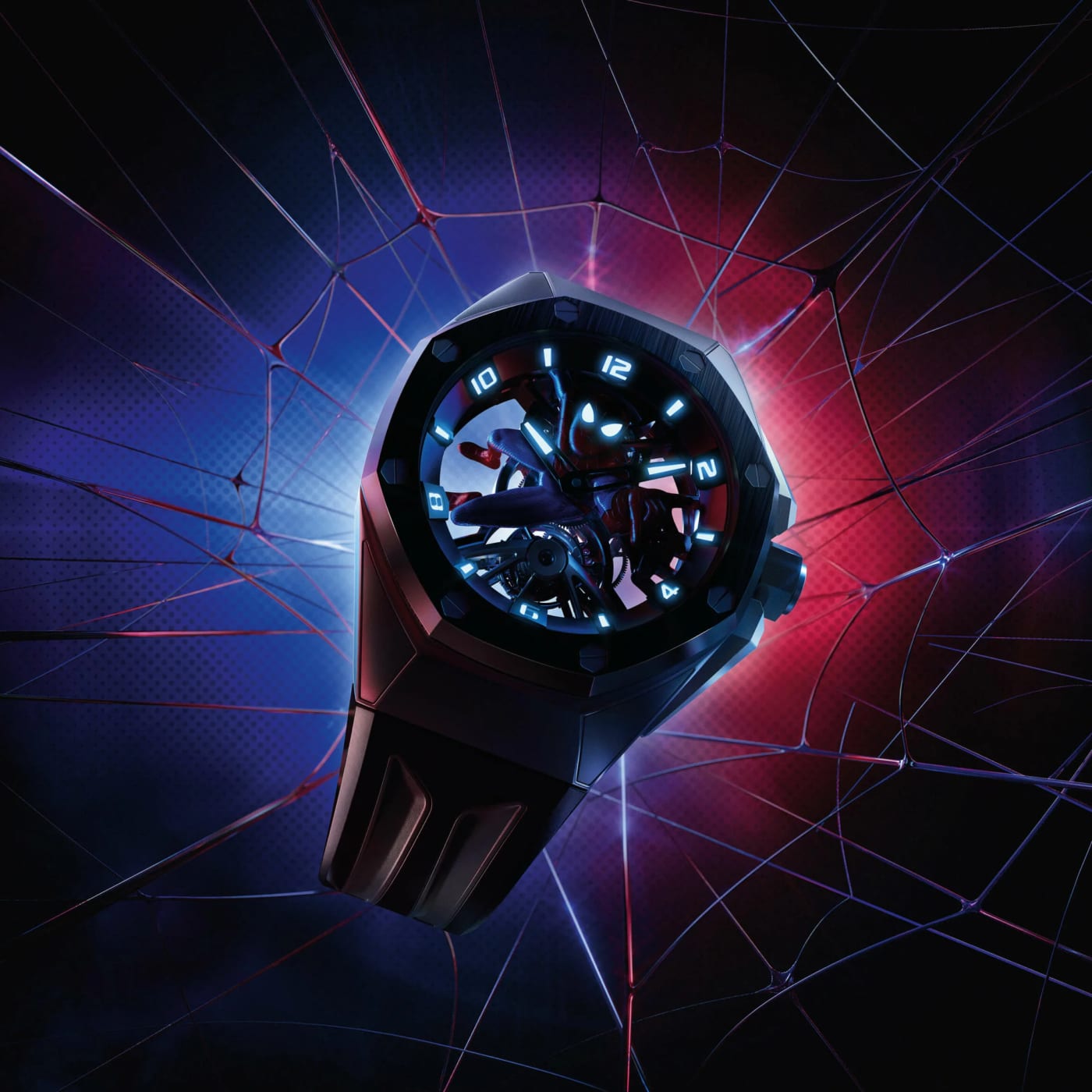 Audemars Piguet unveils new Royal Oak Concept Tourbillon “Spider-Man” 42mm, Hand-wound AP Calibre 2974 thumbnail 6