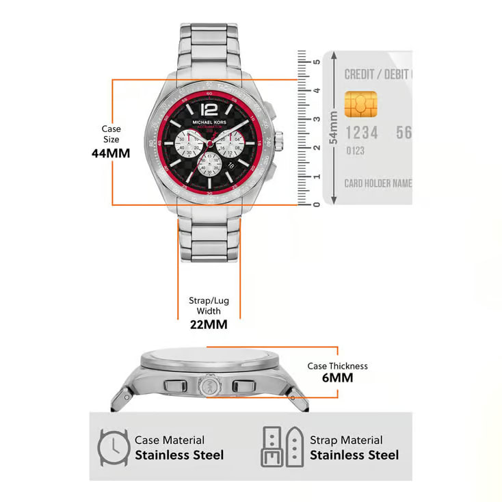Michael Kors Accelerator 2.0 Chronograph Watch for Men MK9176 thumbnail 4