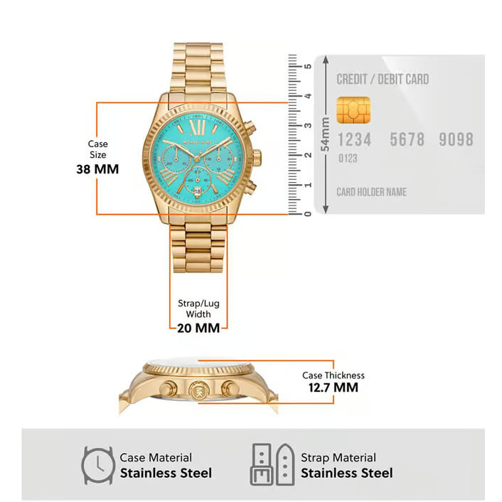 Michael Kors Lexington Watch for Women MK7216 thumbnail 4