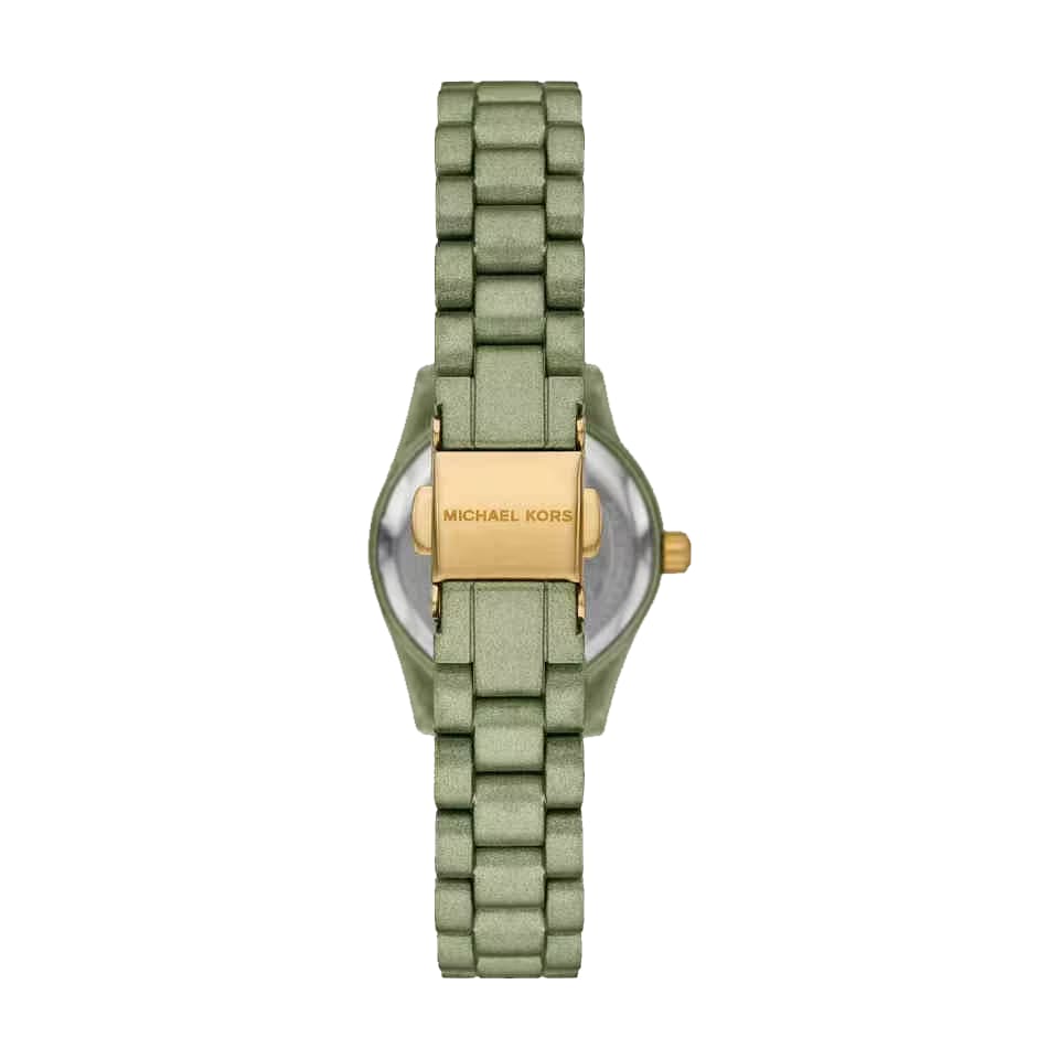 MICHAEL KORS NoColour Lexington 26 mm Green Dial Stainless Steel Analogue Watch for Women - MK7517LE thumbnail 2