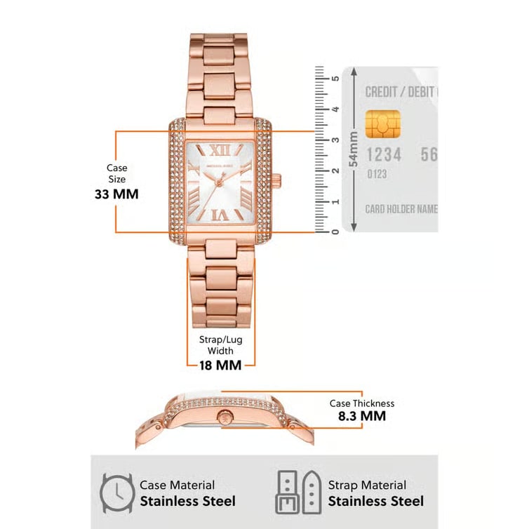 Michael Kors Emery Analog Watch for Women MK4641 thumbnail 4