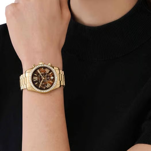 Michael Kors Lexington Chronograph Watch for Women MK7276 thumbnail 5