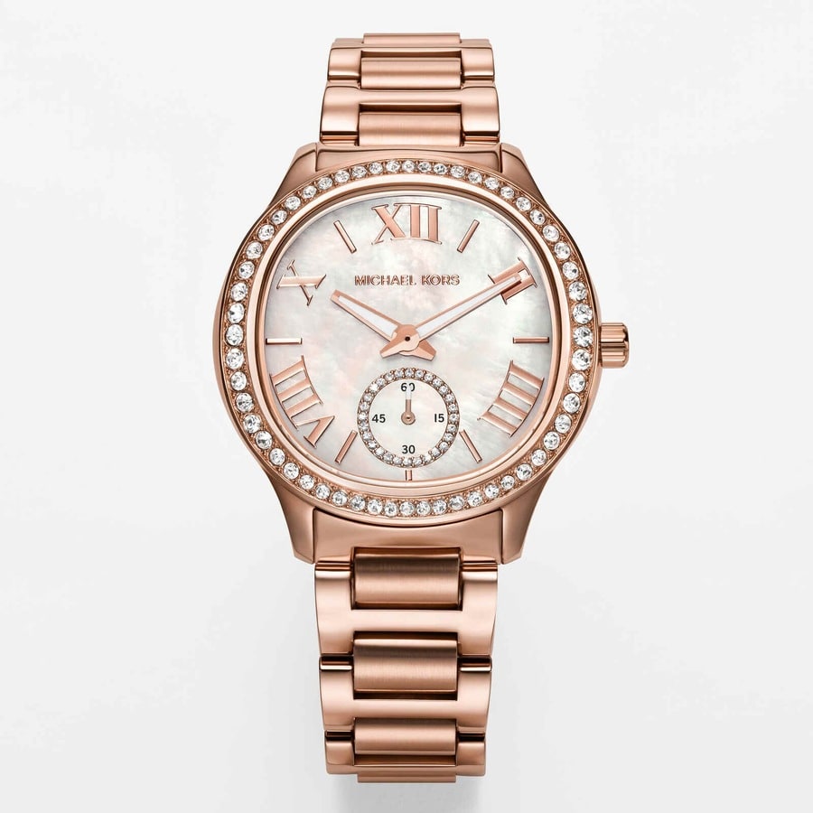 Michael Kors Women Rose Gold Sage Stainless Steel Analog Watch - 1010644 thumbnail 3