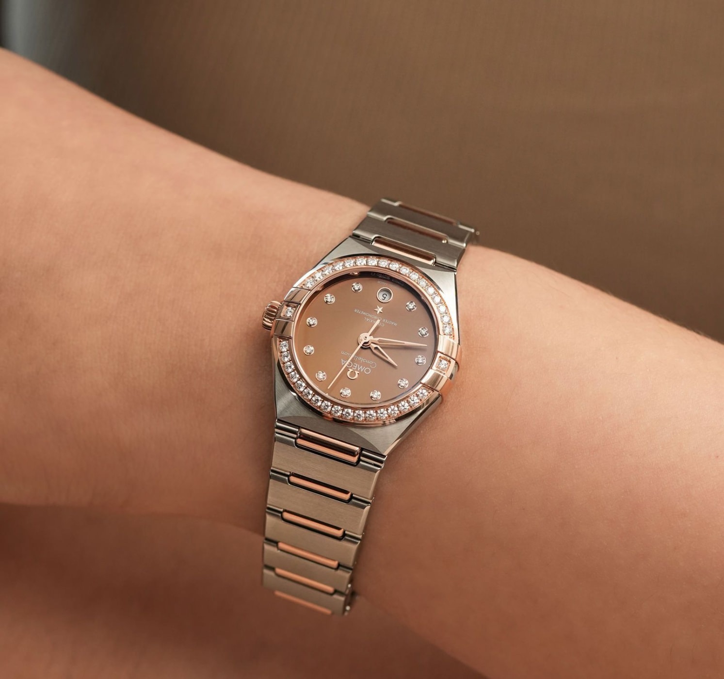 Omega Constellation Women Watch in Brown Colour Dial 131.25.29.20.63.001 thumbnail 6