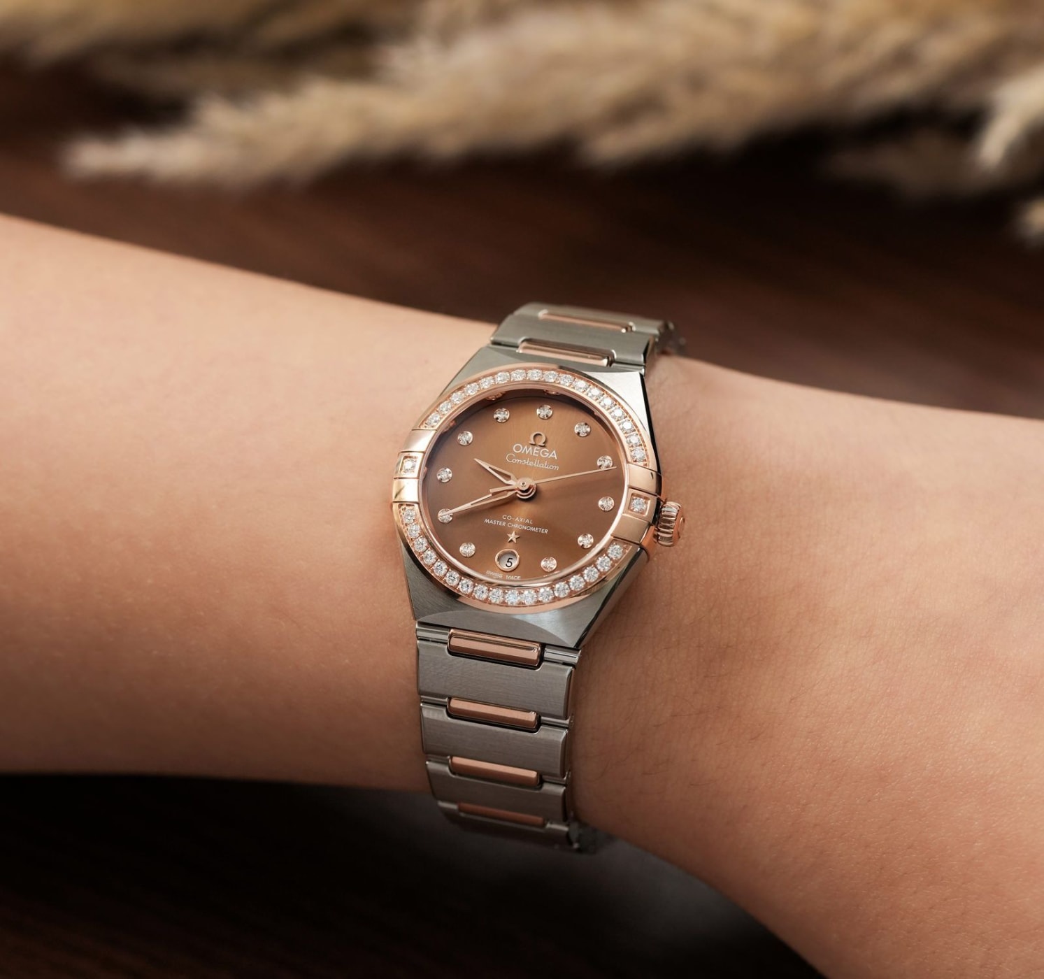 Omega Constellation Women Watch in Brown Colour Dial 131.25.29.20.63.001 thumbnail 10
