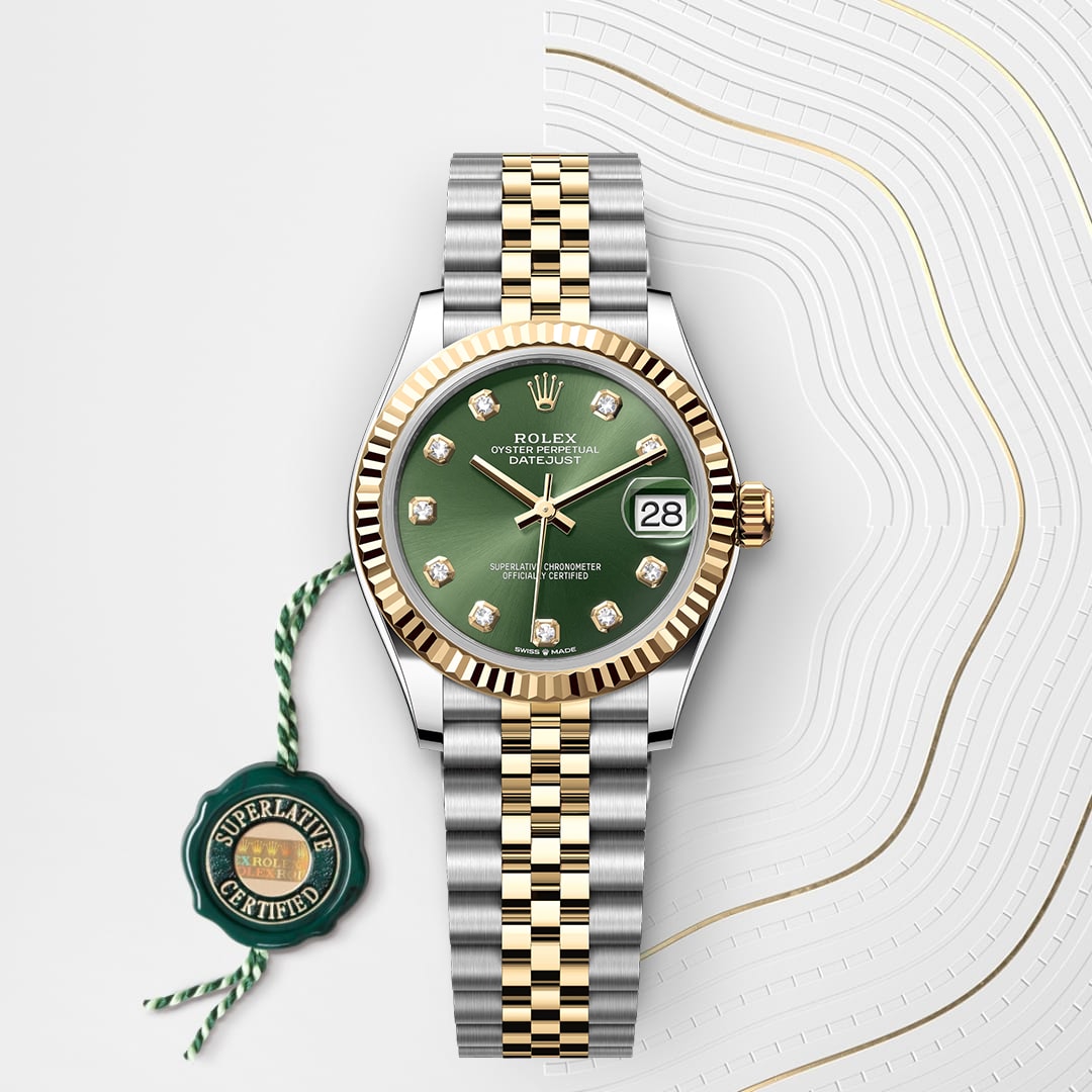 Rolex Datejust 31 watch Oystersteel and yellow gold - M278273-0030 thumbnail 2