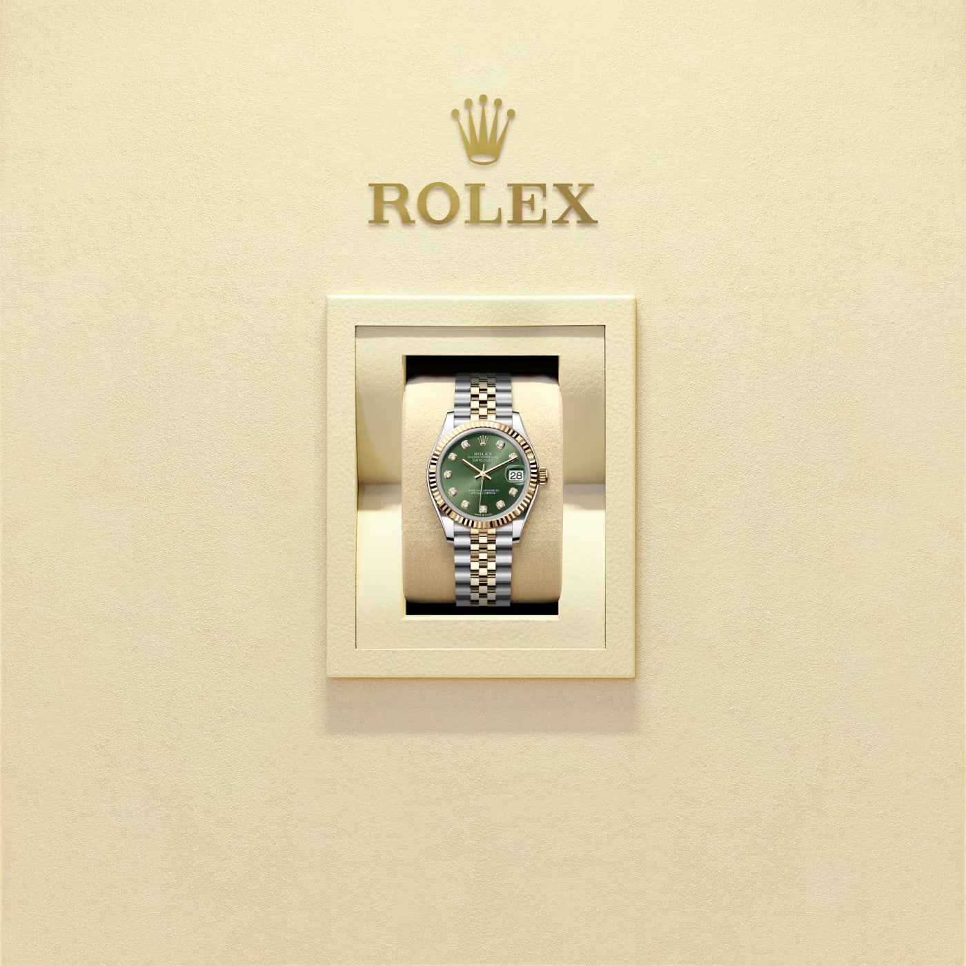 Rolex Datejust 31 watch Oystersteel and yellow gold - M278273-0030 thumbnail 7