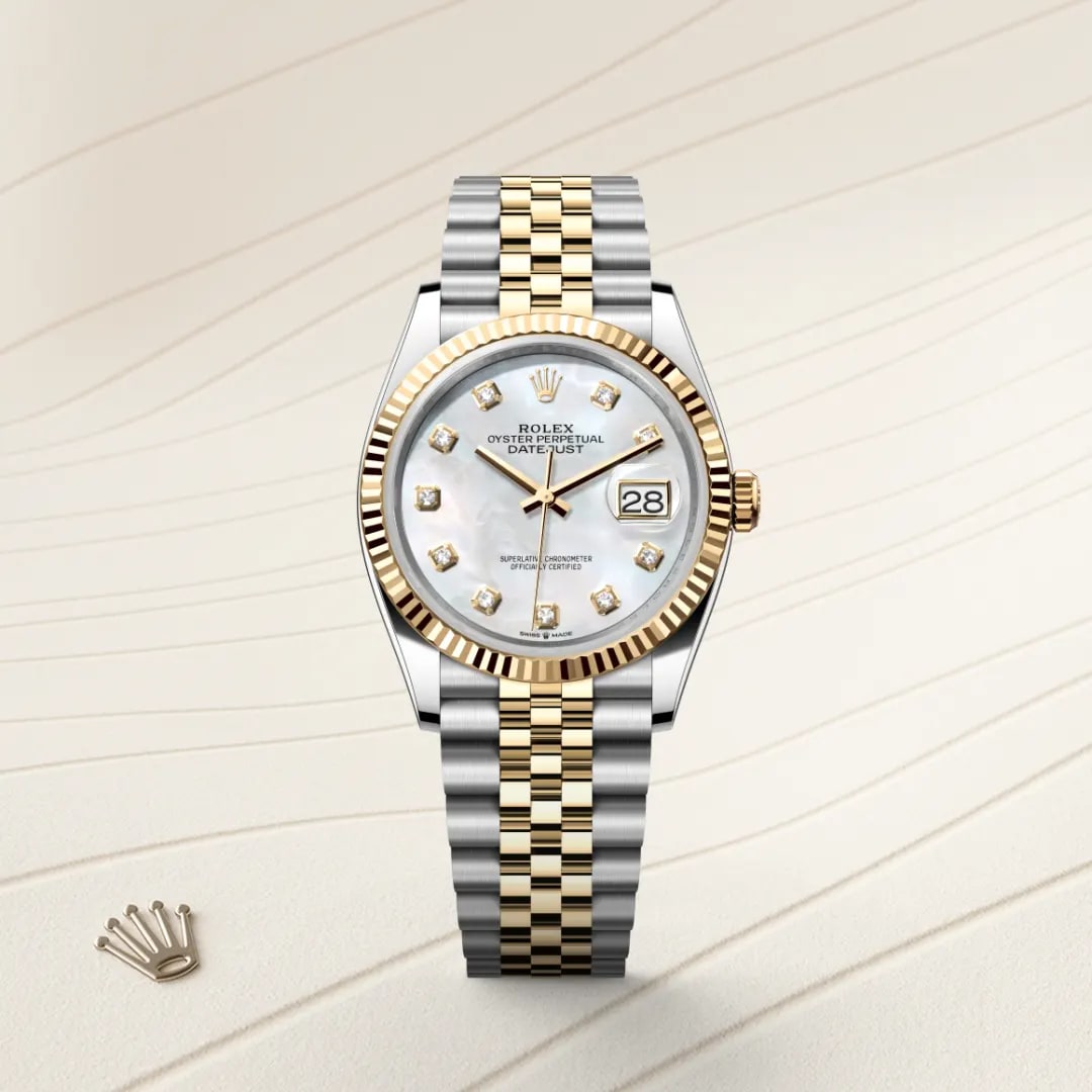 Rolex Datejust 36 Oyster, 36 mm, Oystersteel and yellow gold M126233-0023 thumbnail 8