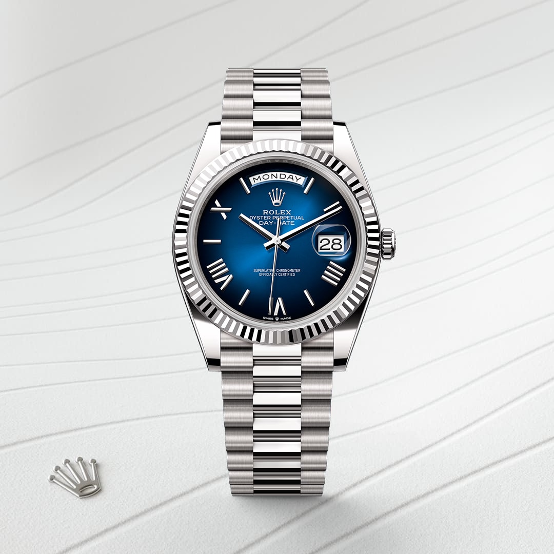 Rolex Day-Date 40  Oyster, 40 mm, white gold  Reference 228239 thumbnail 8