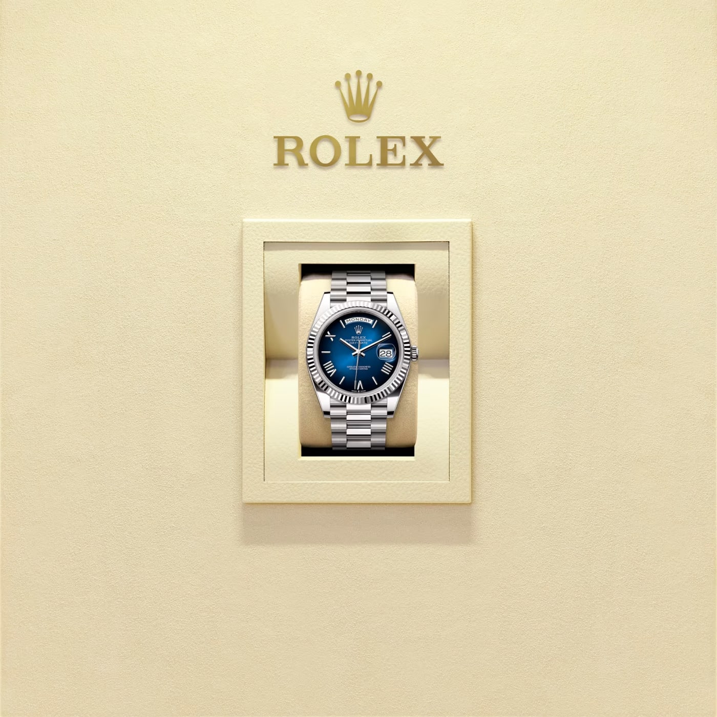 Rolex Day-Date 40  Oyster, 40 mm, white gold  Reference 228239 thumbnail 7